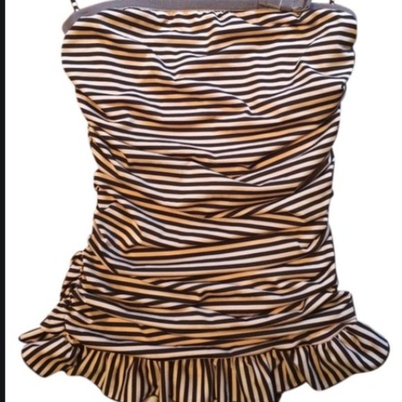 Juicy Couture Other - Juicy Couture Surf Royalty Brown/Black Swim Size L